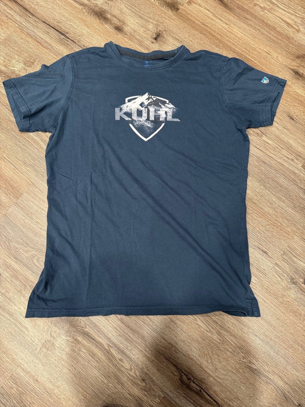 Kuhl Men's Short Sleeve Logo Tee in Navy Blue